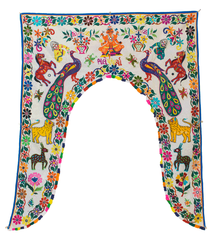 Vintage Indian Toran | Worldwide Textiles