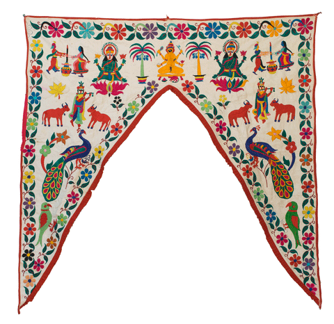Vintage Indian Toran | Worldwide Textiles