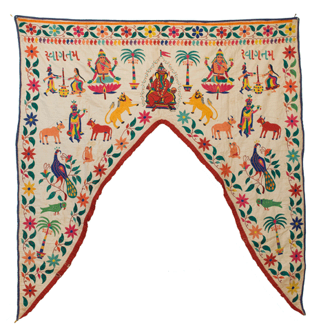 Vintage Indian Toran | Worldwide Textiles