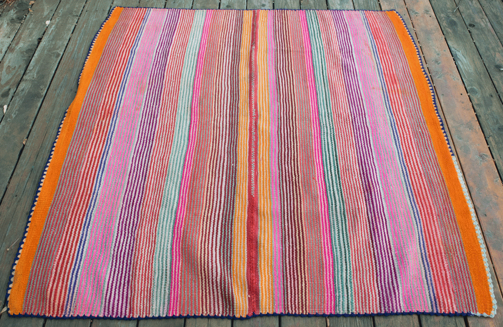 Bohemian Textiles | Vintage Peruvian Frazada Blanket