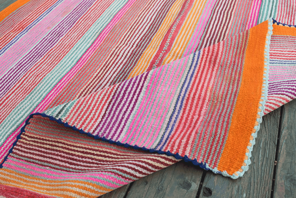 Bohemian Textiles | Vintage Peruvian Frazada Blanket