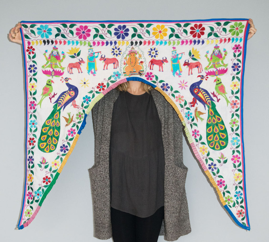 Vintage Indian Toran | Worldwide Textiles
