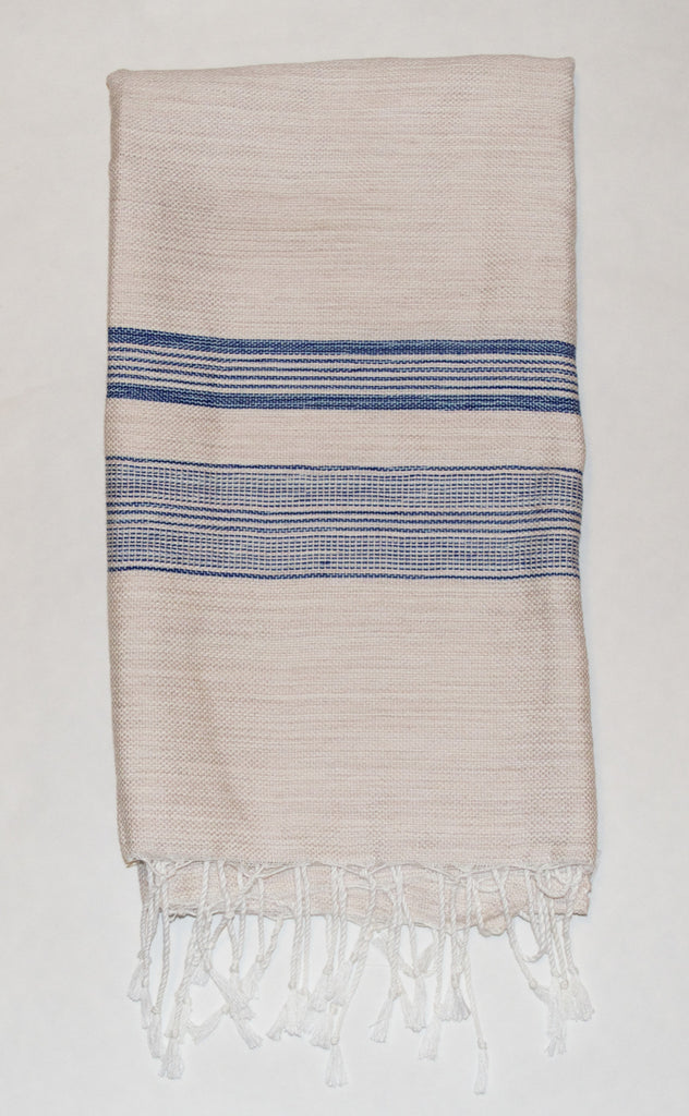 White-Blue Hammam Towel