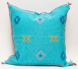 Moroccan Agave Cactus Silk Pillow