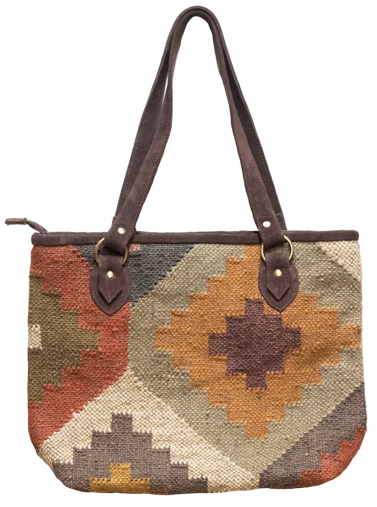 Large Kilim Carpet Bag | Worldwide Textiles
