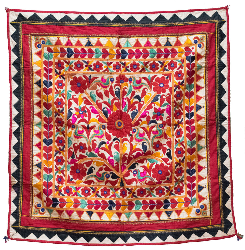 Vintage Indian Wall Hanging | Worldwide Textiles