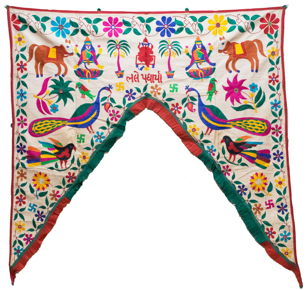 Vintage Indian Toran | Worldwide Textiles