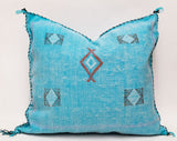 Moroccan Agave Cactus Silk Pillow