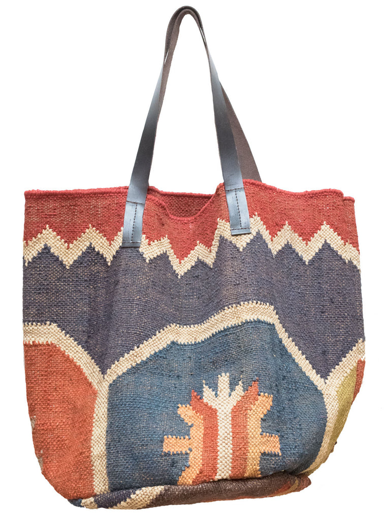 Kilim Carpet Tote Bag | Worldwide Textiles