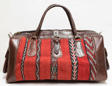 Moroccan Kilim Carpet Weekender Duffel Bag | Worldwide Textiles