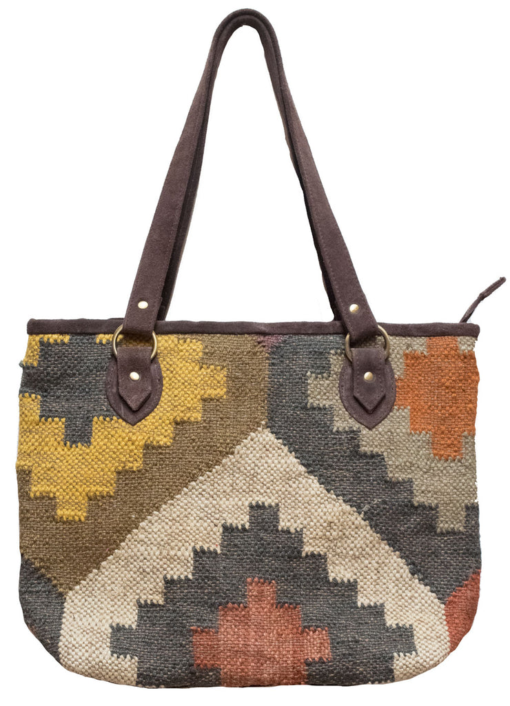 Large Kilim Carpet Bag | Worldwide Textiles