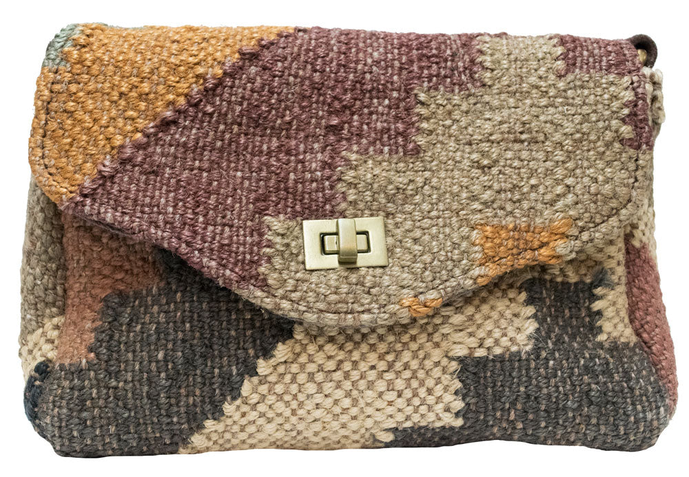 Kilim Carpet Side Satchel | Worldwide Textiles