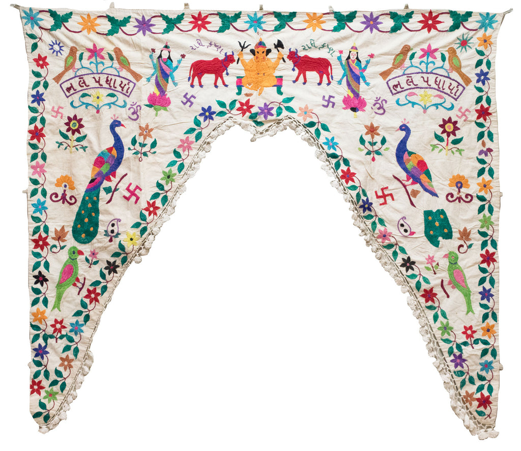 Vintage Indian Toran | Worldwide Textiles