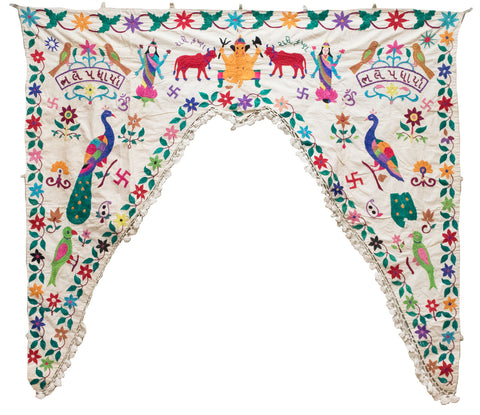 Vintage Indian Toran | Worldwide Textiles