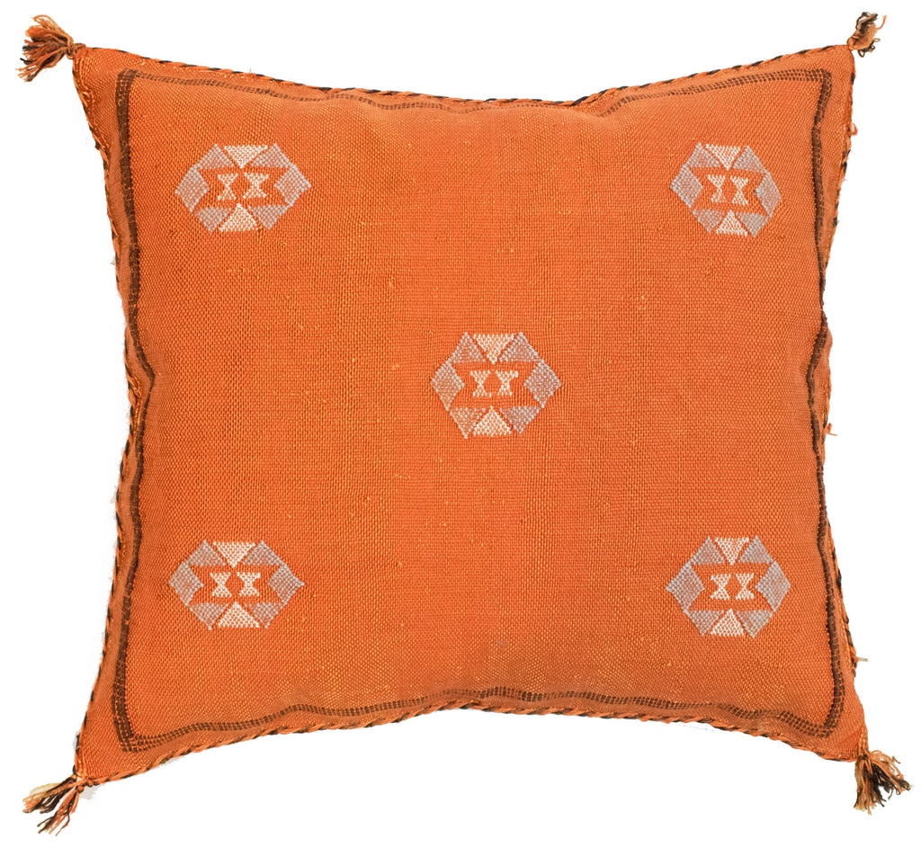 Moroccan Agave Cactus Silk Pillow