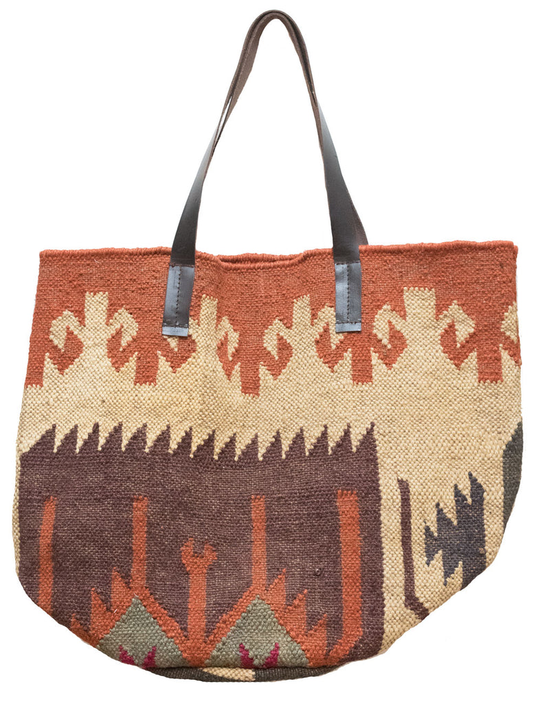 Kilim Carpet Tote Bag | Worldwide Textiles