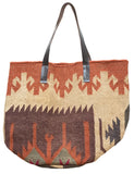 Kilim Carpet Tote Bag | Worldwide Textiles