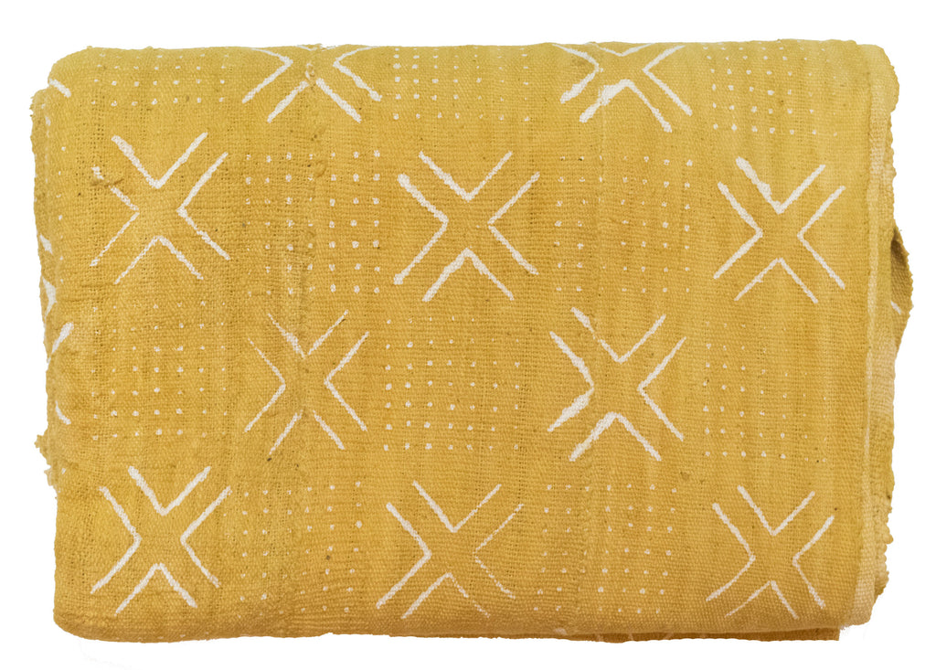 Mali Mudcloth Tribal Throw Blanket | Worldwide Textiles