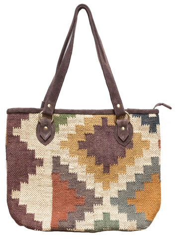 Large Kilim Carpet Bag | Worldwide Textiles