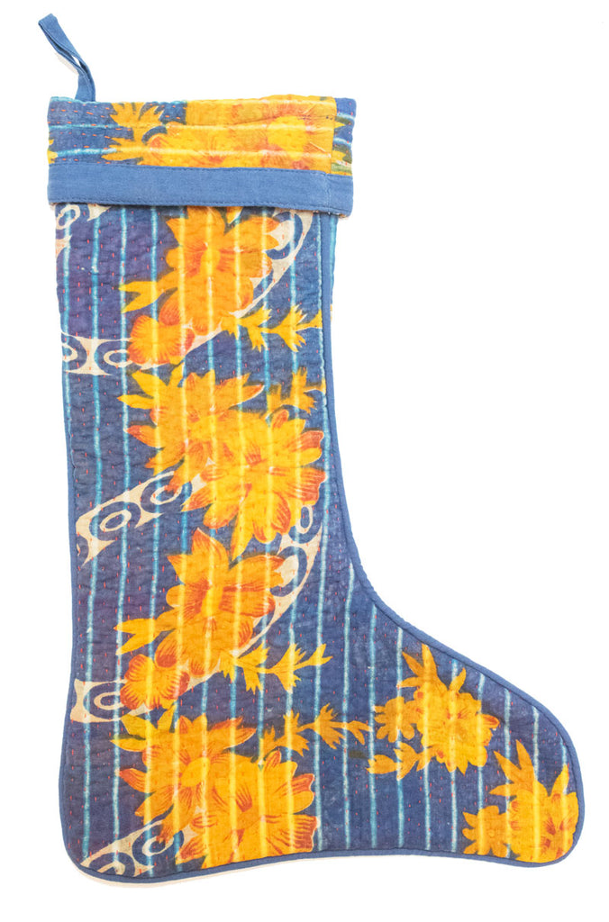 Vintage India Kantha Stocking