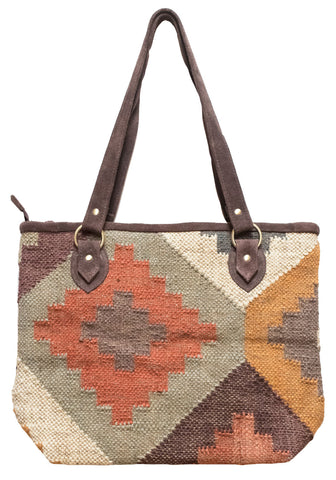 Large Kilim Carpet Bag | Worldwide Textiles