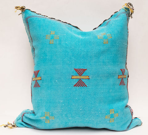 Moroccan Agave Cactus Silk Pillow