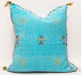 Moroccan Agave Cactus Silk Pillow
