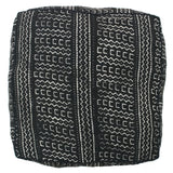 Mali Mudcloth Floor Pouf | Worldwide Textiles