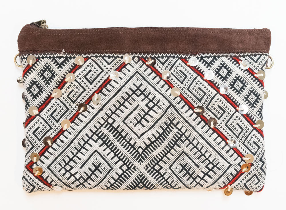 Moroccan Kilim Cross Body Satchel Bag | Worldwide Textiles