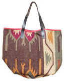Kilim Carpet Tote Bag | Worldwide Textiles