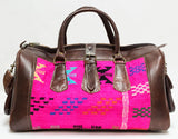 Moroccan Kilim Carpet Weekender Duffel Bag | Worldwide Textiles