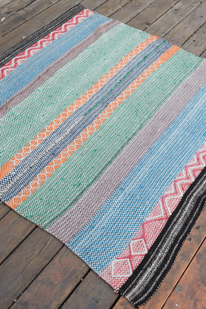 Bohemian Textiles | Vintage Peruvian Frazada Blanket