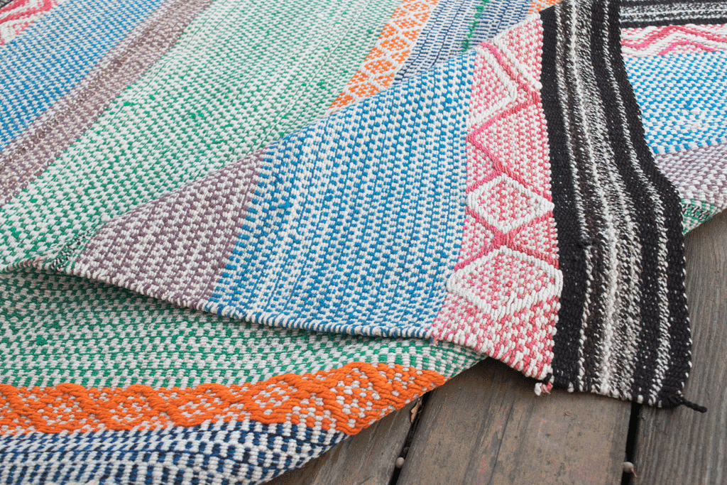 Bohemian Textiles | Vintage Peruvian Frazada Blanket