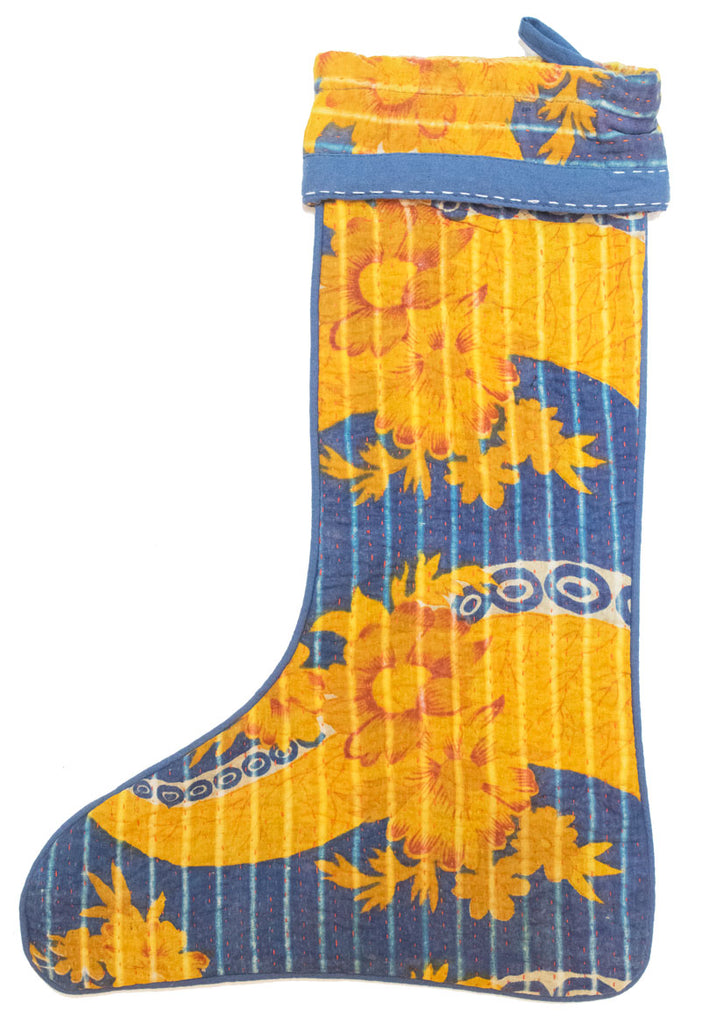 Vintage India Kantha Stocking