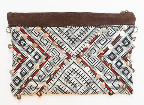 Moroccan Kilim Cross Body Satchel Bag | Worldwide Textiles