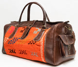 Moroccan Kilim Carpet Weekender Duffel Bag | Worldwide Textiles