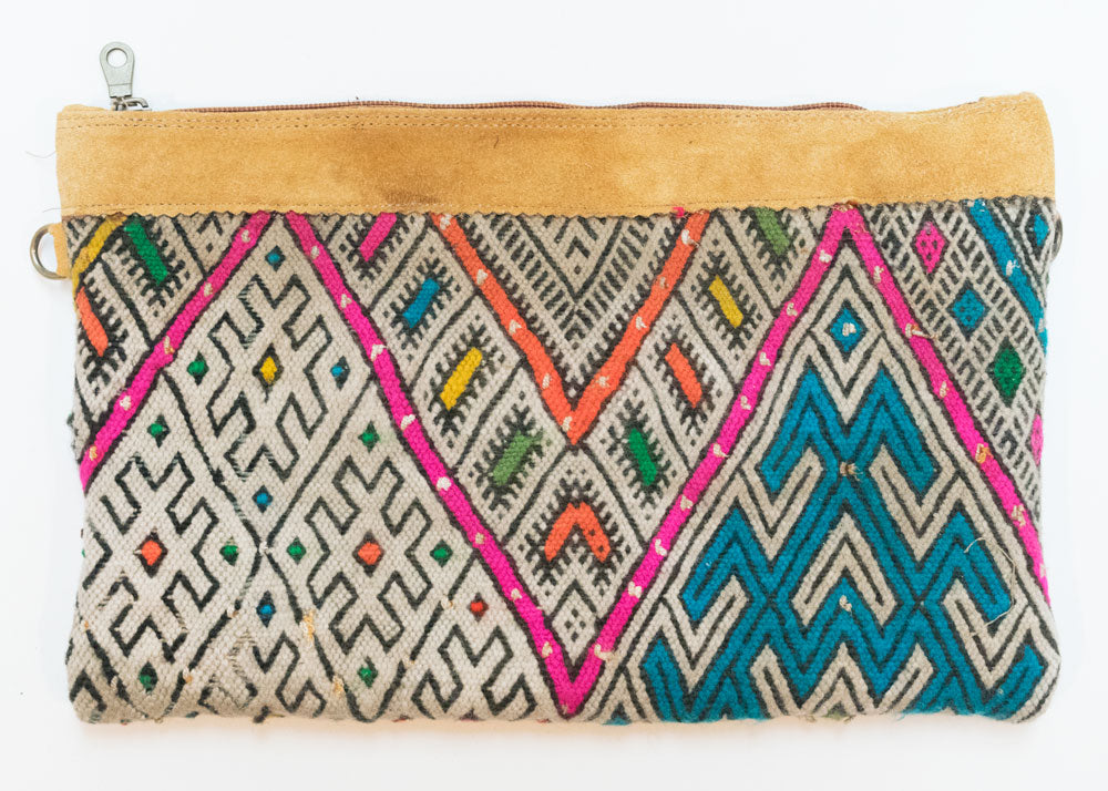 Moroccan Kilim Cross Body Satchel Bag | Worldwide Textiles