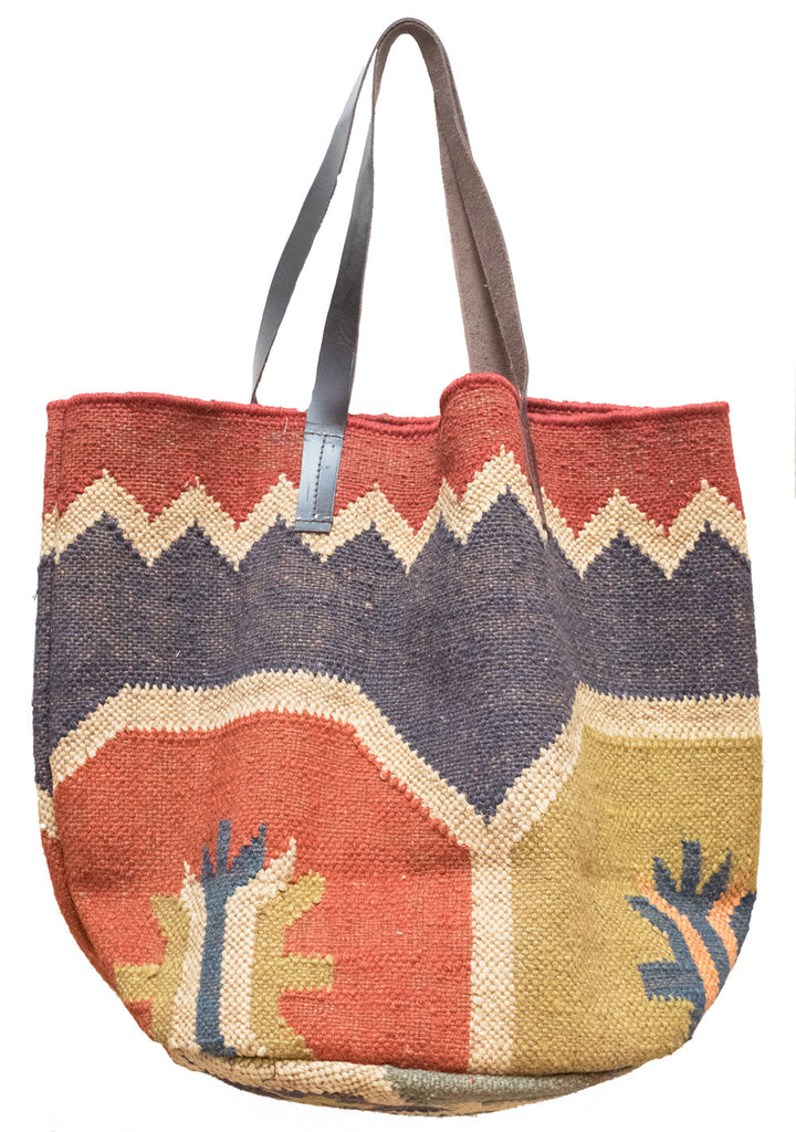 Kilim Carpet Tote Bag | Worldwide Textiles