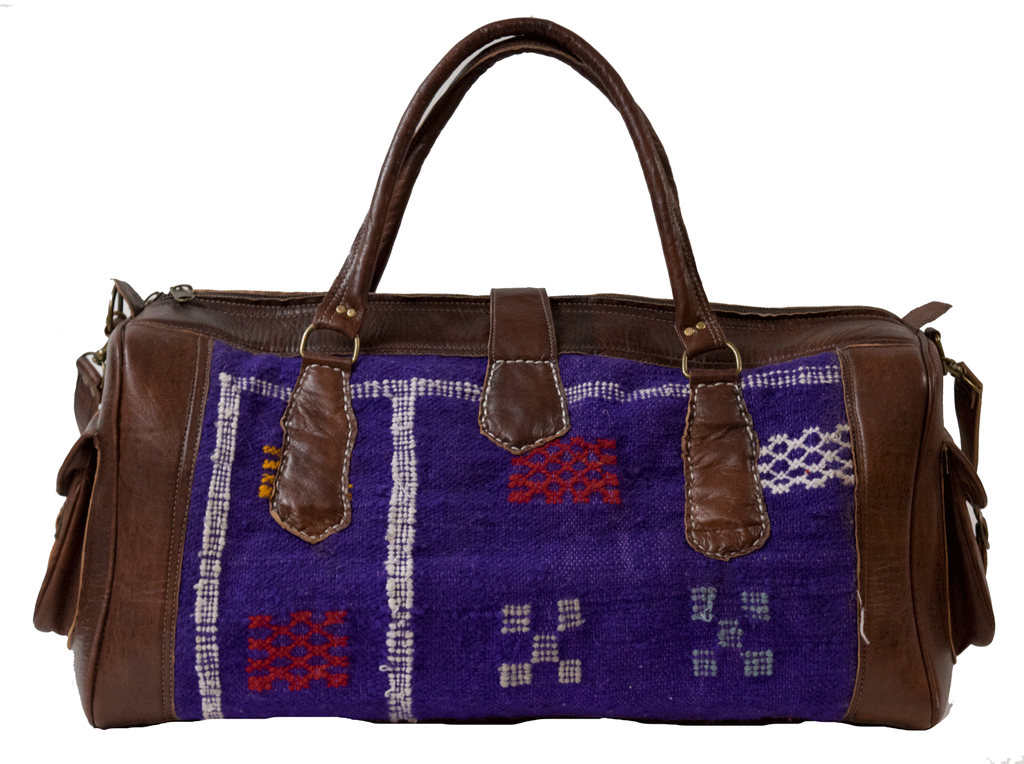 Moroccan Kilim Weekender Duffel Bag