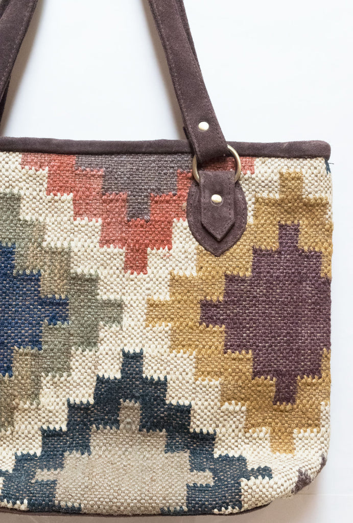 Large Kilim Carpet Bag | Worldwide Textiles