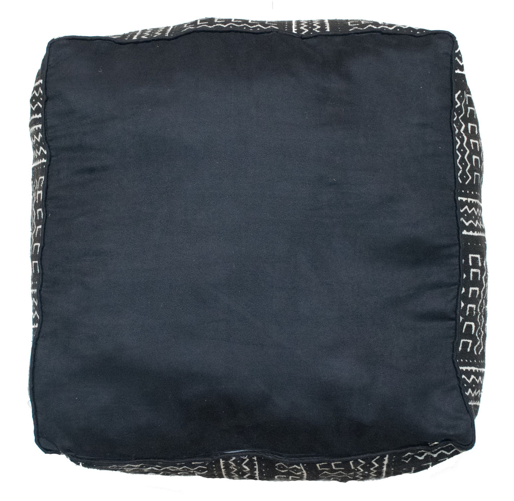 Mali Mudcloth Floor Pouf | Worldwide Textiles