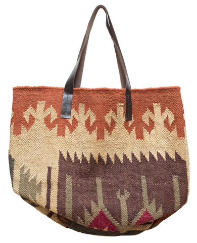 Kilim Carpet Tote Bag | Worldwide Textiles