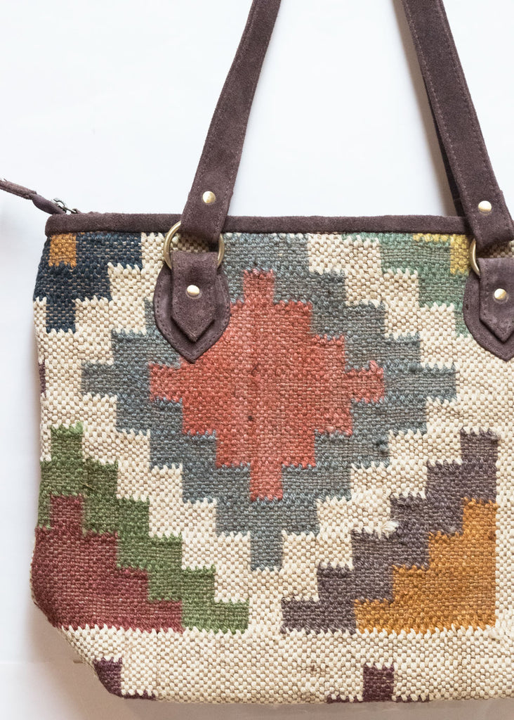 Large Kilim Carpet Bag | Worldwide Textiles