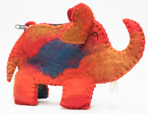 Felt Elephant Purse | Worldwide Textiles