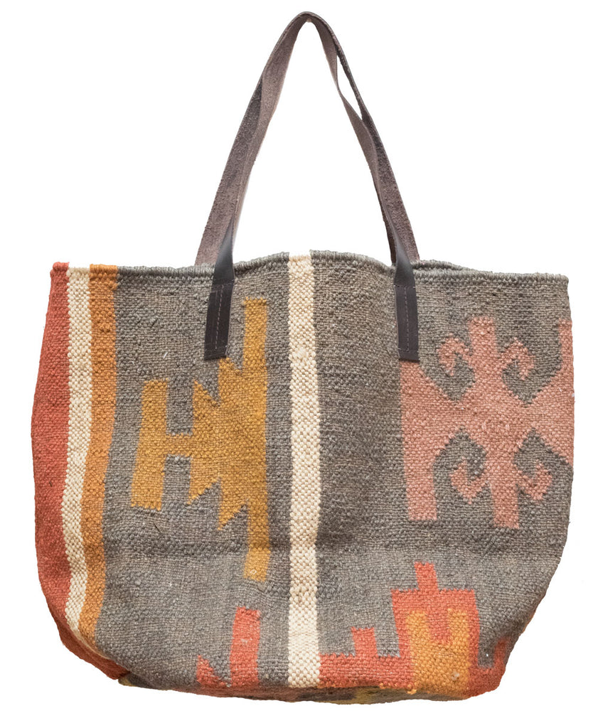 Kilim Carpet Tote Bag | Worldwide Textiles