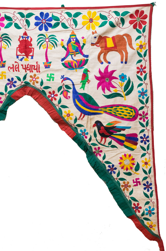 Vintage Indian Toran | Worldwide Textiles