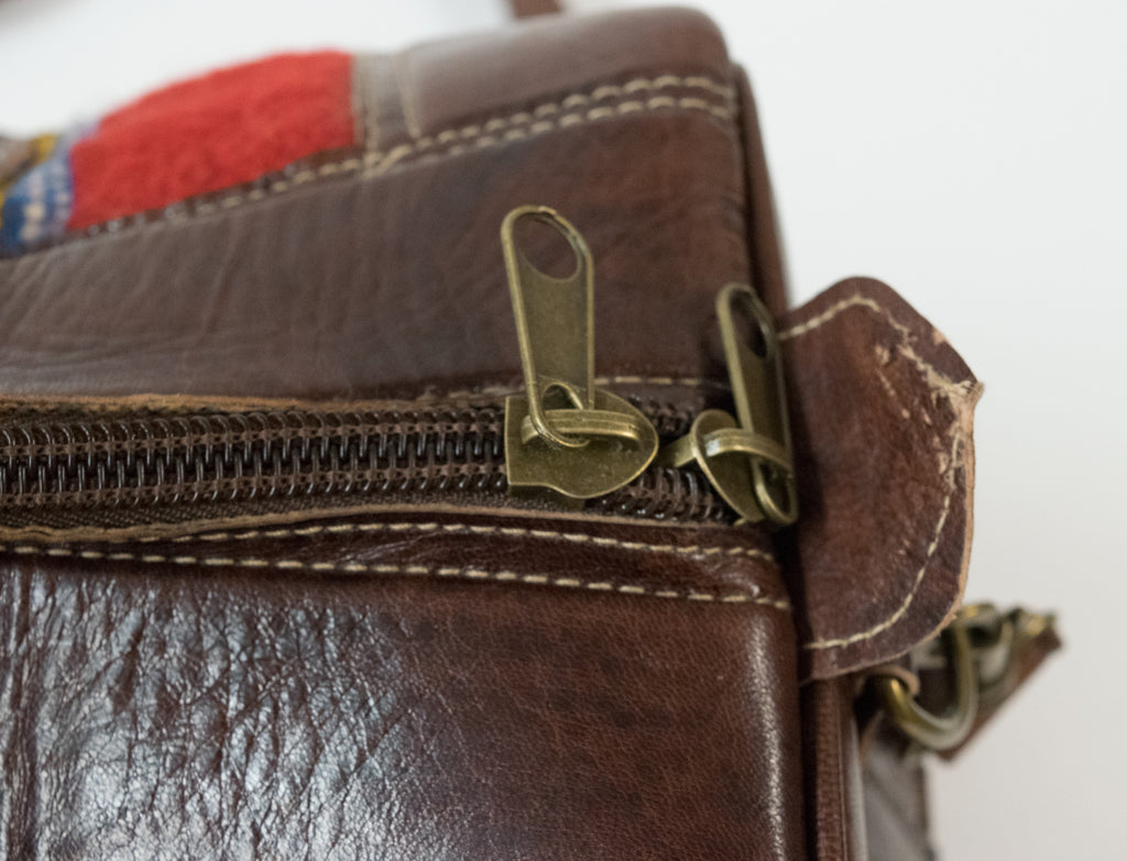 Moroccan Kilim Weekender Duffel Bag | Worldwide Textiles