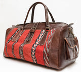 Moroccan Kilim Carpet Weekender Duffel Bag | Worldwide Textiles