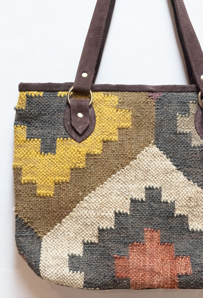 Large Kilim Carpet Bag | Worldwide Textiles