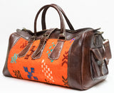 Moroccan Kilim Carpet Weekender Duffel Bag | Worldwide Textiles